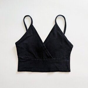 Brandy Melville Black Cropped Camisole
